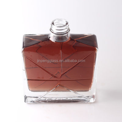 플린트 글래스 유니크 퀘어 매트 스프레이 병 30ml 50ml 럭셔리 얼음 향수 병