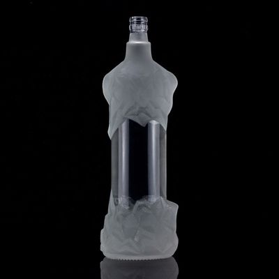 500ml 700ml 750ml 샴페인 진 럼을 위한 투명한 플린트 유리 병