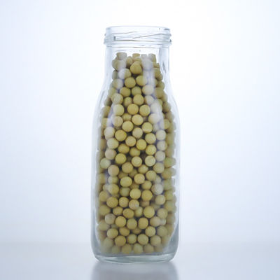 유리 목걸이 막대기 캡 250ml 330ml 텅 빈 둥글 병 주스 차 커피 음료