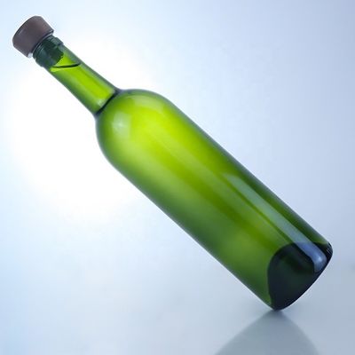700ml 안티크 그린 글래스 병 술 럼 진 오일 및 맥주 기본 재료 유리