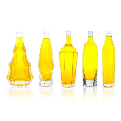 알루미늄 뚜?? 과 플린트 글래스 750ml 유리 술병 가장 인기있는 옵션