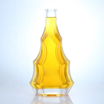 알루미늄 뚜?? 과 플린트 글래스 750ml 유리 술병 가장 인기있는 옵션