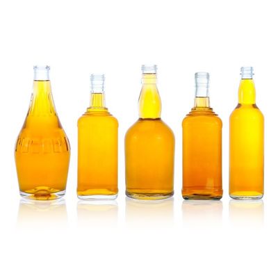 캡 타입 코크 유리 병 70cl 75cl 클래식 디자인 병 산둥 원형