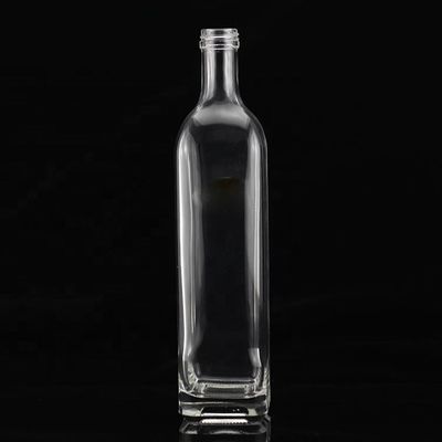 500ml 정사각형 유리 병에 추가 처녀 올리브 오일
