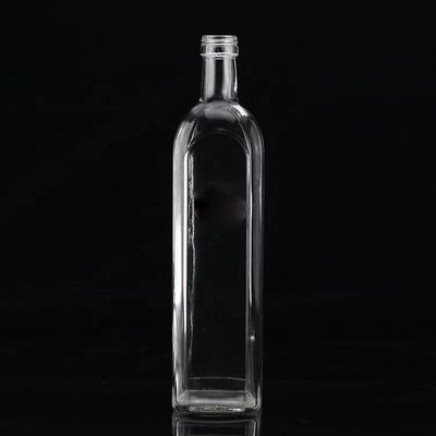 500ml 정사각형 유리 병에 추가 처녀 올리브 오일
