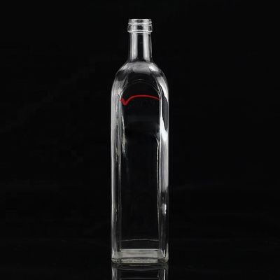 500ml 정사각형 유리 병에 추가 처녀 올리브 오일
