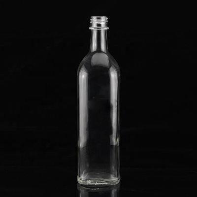 500ml 정사각형 유리 병에 추가 처녀 올리브 오일