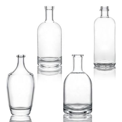 크라운 캡 밀폐 200ml 탄산 음료용 투명한 둥근 유리 병