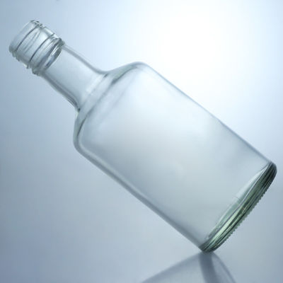 크라운 캡 밀폐 200ml 탄산 음료용 투명한 둥근 유리 병