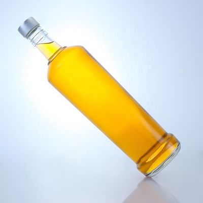 주문 디자인 750ml 위스키 유리 병 재료와 선명 또는 사용자 지정 색상