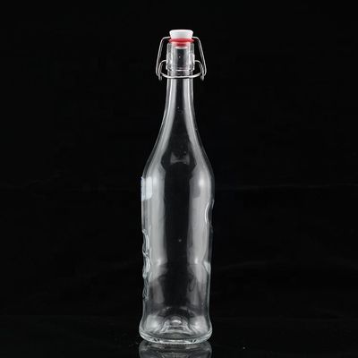 300ML 빈 가늘한 모양의 유리 요리 오일 병