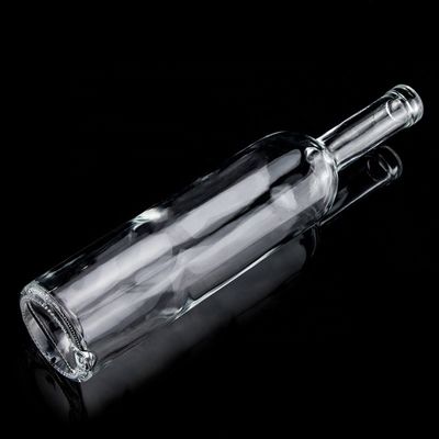 고품질의 디자인 보드카 음주 유리 병 750ml 선명한 유리 병 나사 뚜??