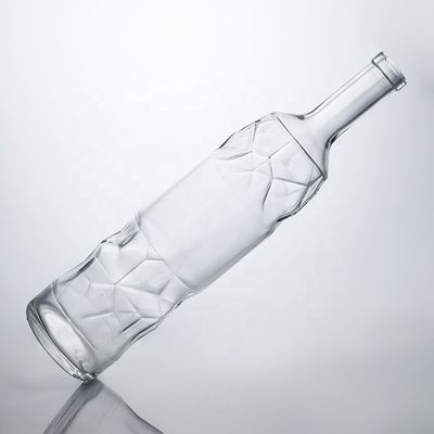 진 럼 위스키 와 와인용 750ml의 맑은 슈퍼 플린트 유리 병