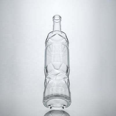 진 럼 위스키 와 와인용 750ml의 맑은 슈퍼 플린트 유리 병