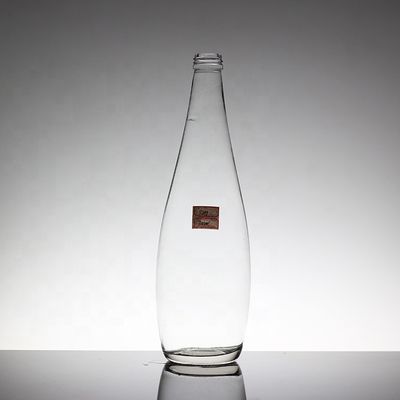 유리 목걸이 올리브 오일 포장 병 다각형 디자인과 코크 캡 폐쇄