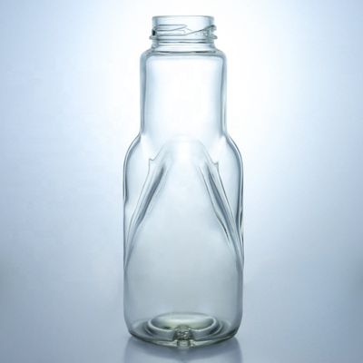 유리제품 황소 우유 음료 및 향신료 바닐라 맛을 내는 데칼 유리 병