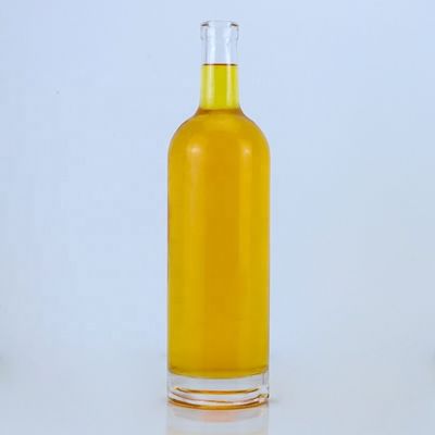 맑은 또는 맞춤형 유리 병 위스키 테킬라 브랜디 럼 진을위한 고유 700ml 750ml