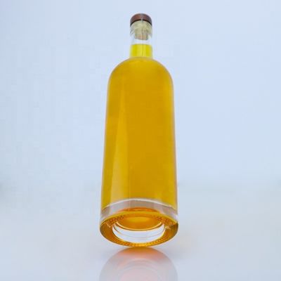 맑은 또는 맞춤형 유리 병 위스키 테킬라 브랜디 럼 진을위한 고유 700ml 750ml