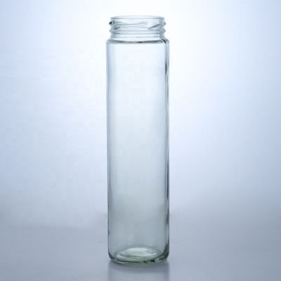 스크루 캡 커스터마이징 용량 우유 물 주스 콤부차를위한 유리 병