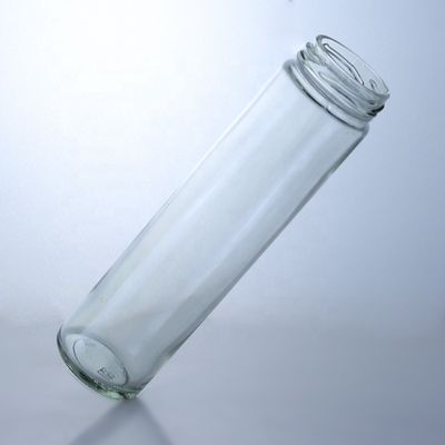 스크루 캡 커스터마이징 용량 우유 물 주스 콤부차를위한 유리 병