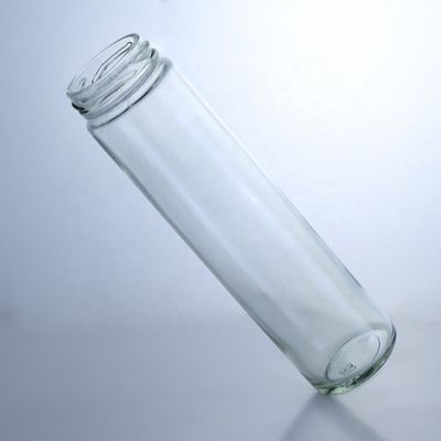 스크루 캡 커스터마이징 용량 우유 물 주스 콤부차를위한 유리 병