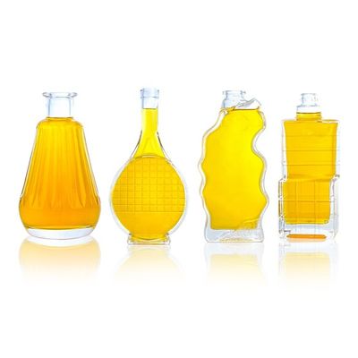 유리 제품 독특한 모양의 병 750ml 700ml 보드카 위스키 테킬라 브랜디
