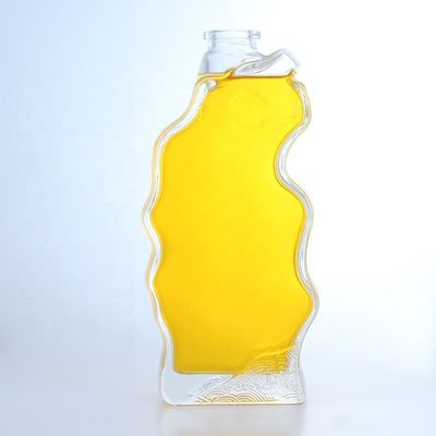 유리 제품 독특한 모양의 병 750ml 700ml 보드카 위스키 테킬라 브랜디