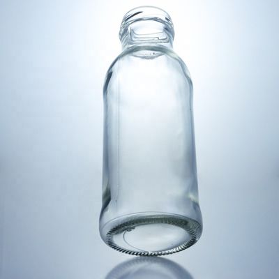 맑은 유리 음료 병 인기 100ml260ml 500ml 1000ml 원형 병 나사 뚜??