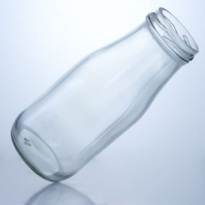 250ml 우유 주스 밀폐형 유리 식품 항아리