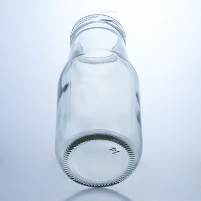250ml 우유 주스 밀폐형 유리 식품 항아리