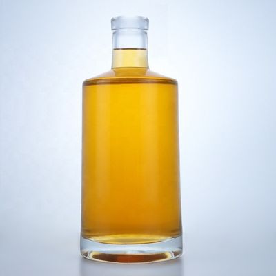 Avialable 맑은 타원형 와인 병 500ml 700ml 750ml 음료용 코크