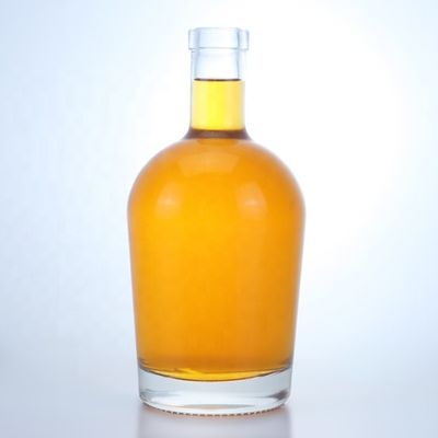 Avialable 맑은 타원형 와인 병 500ml 700ml 750ml 음료용 코크