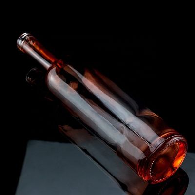 코팅 빨간색 750ml 테킬라 유리 병 독특한 디자인과 코크