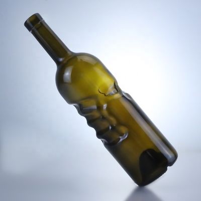 500ml 750ml 맑은 플린트 진 럼 샴페인 테킬라 음주 유리 병 코크
