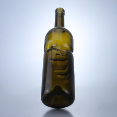 500ml 750ml 맑은 플린트 진 럼 샴페인 테킬라 음주 유리 병 코크