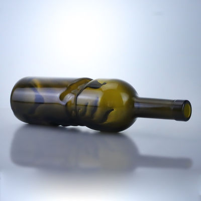500ml 750ml 맑은 플린트 진 럼 샴페인 테킬라 음주 유리 병 코크