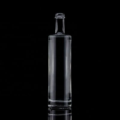 독보적인 디자인 750ml 긴 목 빈 보드카 유리 병 스크루 캡 슈퍼 플린트 유리