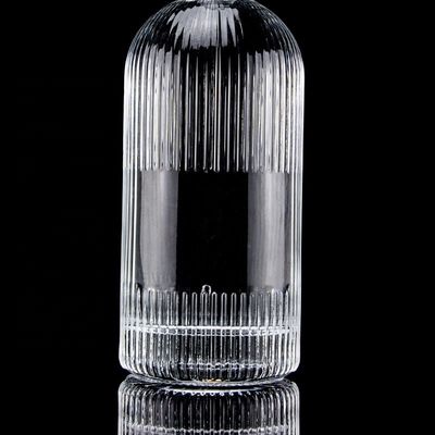 500ml 700ml 스크루 CAP 슈퍼 플린트 유리 빈 위스키 병 디자인 클래식 둥글