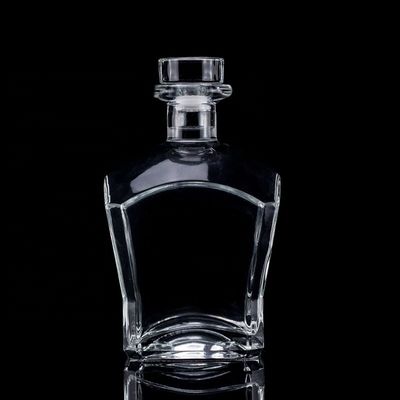 선명 또는 맞춤형 슈퍼 플린트 유리 위스키 병 700ml 750ml 코크 막대