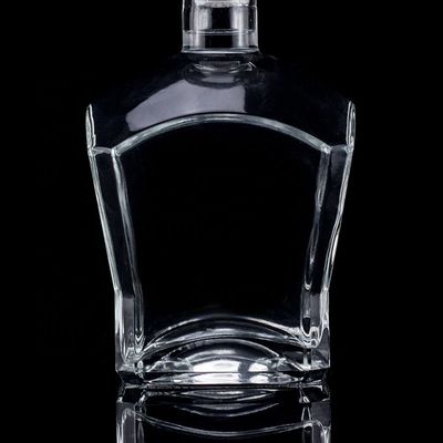 선명 또는 맞춤형 슈퍼 플린트 유리 위스키 병 700ml 750ml 코크 막대