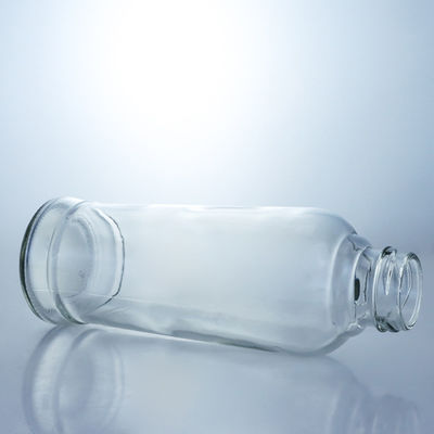 차 실린더형 420ml 유리 음료 병 코크 캡과 실린더 모양