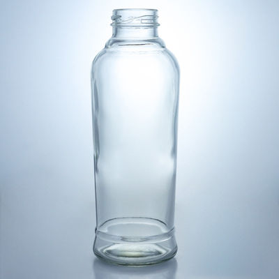 차 실린더형 420ml 유리 음료 병 코크 캡과 실린더 모양