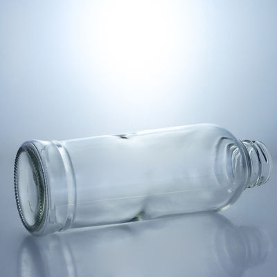 차 실린더형 420ml 유리 음료 병 코크 캡과 실린더 모양