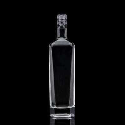 유리 위스키 병 정면 700ml 두꺼운 바닥 750ml 500ml 테킬라 술 병