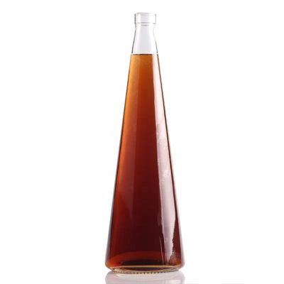 75cl 에를렌마이어 플라스크 피침형 병 얇은 바닥 유리 병 테킬라를 위해 제작