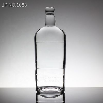 800ml 1000ml 3000ml 큰 용량 위스키 유리 병 둥근 500ml 칸 유리 물병