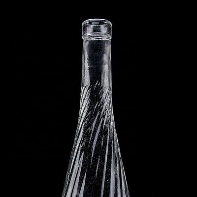 유니크한 바닥이 올라온 디자인 500ml 700ml 위스키 와인 병
