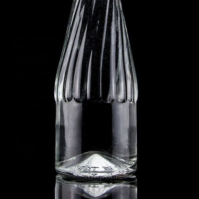 유니크한 바닥이 올라온 디자인 500ml 700ml 위스키 와인 병