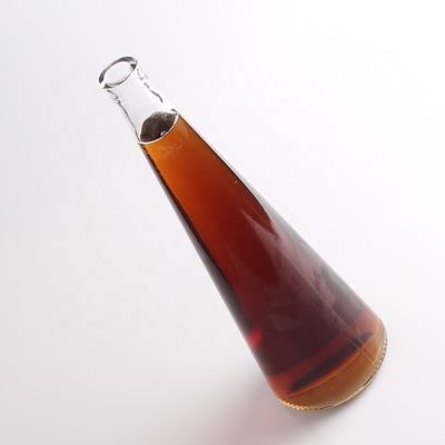 75cl 에를렌마이어 플라스크 피침형 병 얇은 바닥 유리 병 테킬라를 위해 제작