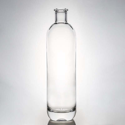기본 재료 유리 500ml 700ml 750ml 슈퍼 플린트 둥근 선명한 유리 병